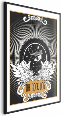 Produktbild von Posterpapier Poster - The Rock Dog 60x90 cm Text g-A-0204-ao-a