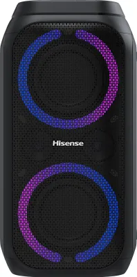 Produktbild von Hisense Party Rocket 160W Klangvolumen 5-Lichteffekte Vocal Fader Schwarz HP160