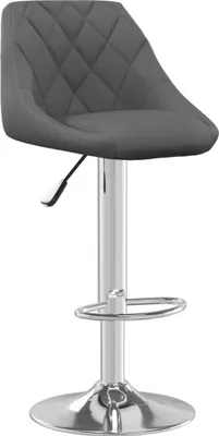 Produktbild von vidaXL Barhocker Dunkelgrau Samt
