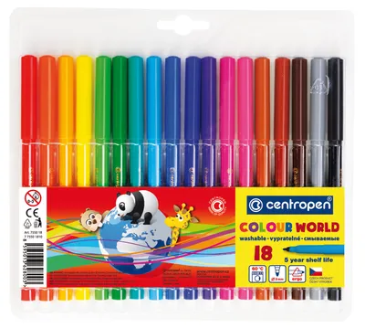 Obrázek produktu pro Popisovače Centropen 7550  -  sada 18 ks