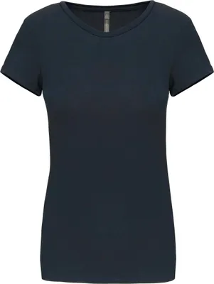 Produktbild von Kariban Kurzarm-Damen-T-Shirt mit Rundhalsausschnitt