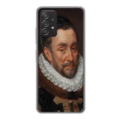 Produktbild von MuchoWow® Handyhülle Schutzhülle Hülle für Samsung galaxy a73 Wilhelm von Oranien - Gemälde von Adriaen Thomasz. Silikon Softcase Handy Hülle - Handyhülle