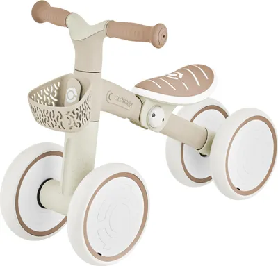 Produktbild von GLOBBER LEARNING BIKE – Aufsitzrad, Lernrad, 7 Zoll EVA-Bereifung, 4-rädrig, Sattel höhenverstellbar, taupe