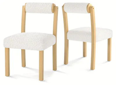 Immagine prodotto di Sedia da pranzo - Sedia in legno - Sedia per la cucina - Sedia imbottita - Set da 2 o 4