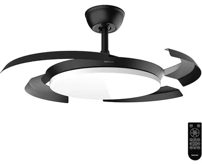 Zdjęcie produktu dla Cecotec EnergySilence Aero 4500, Wentylator domowy z łopatkami, Biały, Czarny, Sufit, 25 m², 106 cm, Pilot