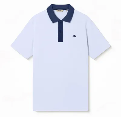 Produktbild von Ellesse - "Vergo" Poloshirt für Herren GT23642 (L) (Weiß/Marine)