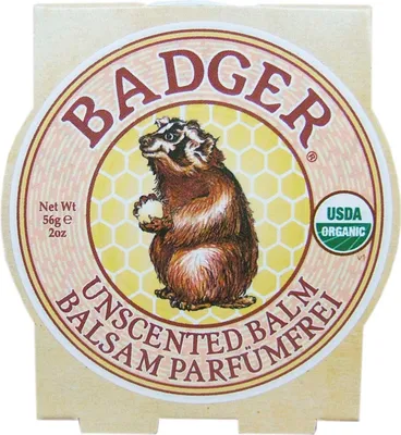 Produktbild von Badger Tin Badger Balm Unscented Handcreme beanspruchte Hände Olivenöl & Bienenwachs720303
