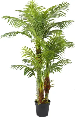 Produktbild von Veľká umelá palma s 3 kmeňmi 180 cm Umelá rastlina Houseplant XXL Umelá palma Deluxe