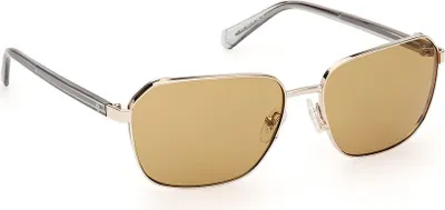 Produktbild von Guess Gu00117 57 Mm Polarisierte Sonnenbrille Golden  Mann Golden One Size