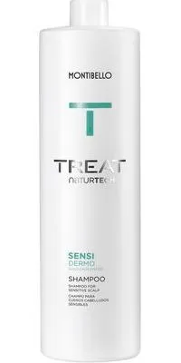 Zdjęcie produktu dla Montibello | Szampon Treat Naturtech Sensi Dermo – 1000 ml – Do wrażliwej skóry głowy – Formuła łagodząca