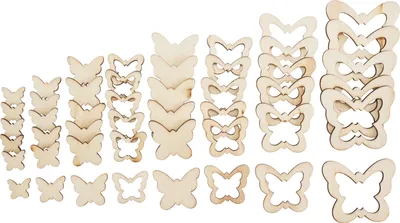 Produktbild von VBS Streuteile Schmetterling "Yolli", 48 Stück