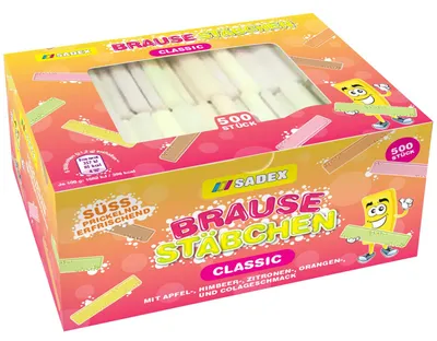 Produktbild von Sadex Brause-Stäbchen Classic 500er