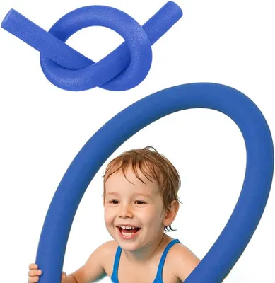 Productafbeelding van Zwem Noodle - Water Floater - Zwemtraining Verbeteren - Hoge Drijfkracht - 148 cm - Blauw