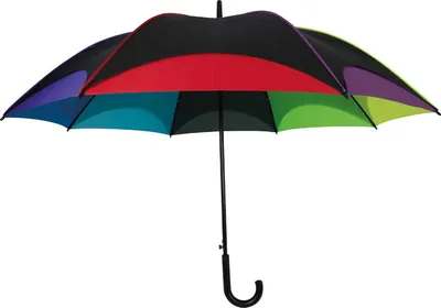 Produktbild von Automatik-Regenschirm "XXL" in Regenbogefarben