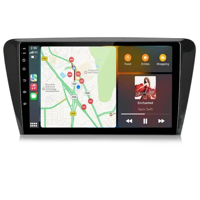 Produktbild von 10in Autoradio CarPlay Für Skoda Octavia 2013-2018 linux system android auto SWC GPS NAVI EQ RDS