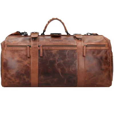 Obrázok produktu pre Cestovná taška Greenland Nature Montana, kožená, s RFID ochranou, 51 cm