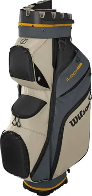 Produktbild von Wilson Staff I-lock Dry – Wasserabweisende Golftasche – Cartbag – Grau Beige