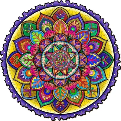 Produktbild von Holzpuzzle Mandala Zen L