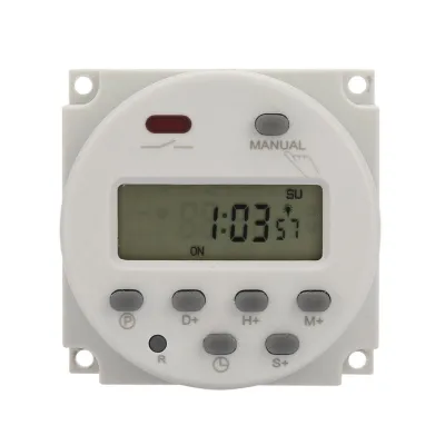 Image de Petite minuterie 7 jours avec affichage numérique, 1S~168h, 5VA (5V DC)