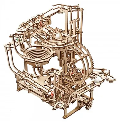 Obrázok produktu pre Ugears 3D drevená sklznica s guľôčkami