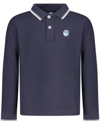 Image de Polo à manches longues pour enfants North Sails, bleu