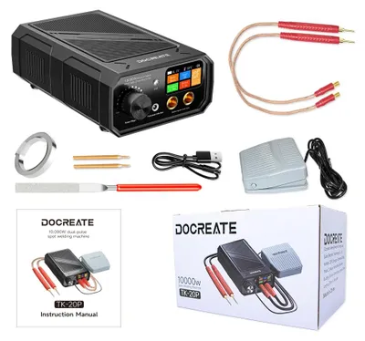 Image de Mini-machine à souder par points - 10 000 W - Automatique - Pour batteries 18650 - Portable - Avec prise européenne