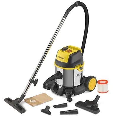 Produktbild von Stanley SXVC20XTE, Trocken&Nass, Schwarz, Edelstahl, Gelb, Drehregler, 20 l, 33 l/s, 18 kPa