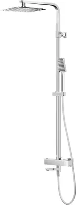 Produktbild von BADLAND Duschsäule Thermostatisch ANGO Duschsystem, Brausegarnitur in Chrom