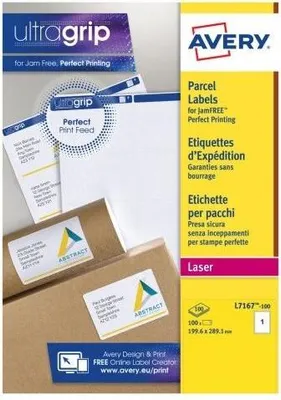 Produktbild von Avery L7167-100, 28,91 cm, 19,96 cm
