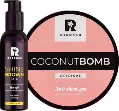 Produktbild von Byrokko Kokosnussbombe + Bräunungsöl