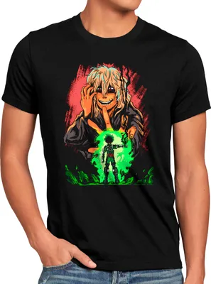 Produktbild von style3 Fight Villain Herren T-Shirt superhero japan acade mia manga