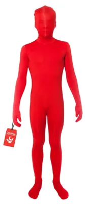 Produktbild von Morphsuits KSRES Kinder Ganzkörperanzug, rot, Small