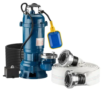 Productafbeelding van Vuilwaterpomp - 550 W - 16.200 l/u - Met slang 20 m