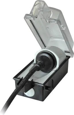 Productafbeelding van Waterdichte buitenwisselschakelaar IP44 - Weersbestendige wandcontactdoos voor tuin en garage