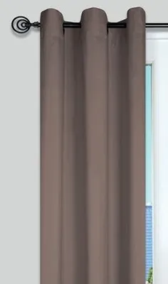Produktbild von Stoff Nelson Rideau Isolierung 135x240cm Anthrazit - Stoff