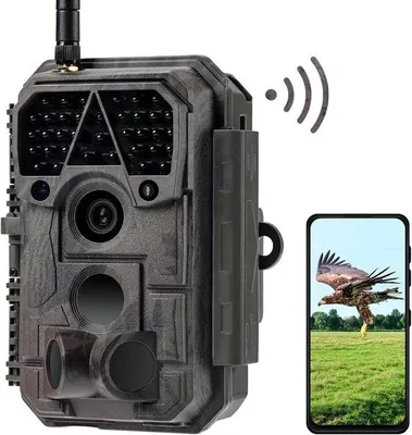 Produktbild von Wasserfeste 32 MP IP-Kamera mit Nachtvisierung, Bewegungsmelder und WiFi-Übertragung