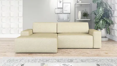 Produktbild von Ecksofa TOTI mit Schlaffunktion. Farbe: Beige