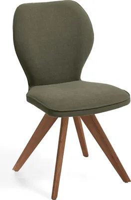 Produktbild von Niehoff Sitzmöbel Colorado Trend-Line Design-Stuhl Gestell Wild-Nussbaum - Webstoff