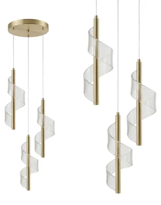 Image de Lampe Suspendue Rea G178-3Cp Led Doré
