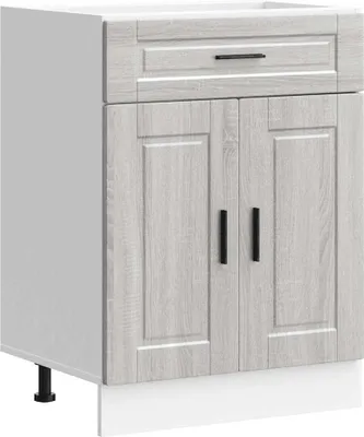 Obrázek produktu pro vidaXL Spodní kuchyňská linka Porto Grey Sonoma materiál na bázi dřeva