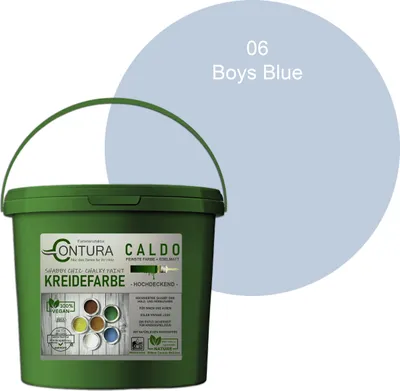 Produktbild von Contura BeGreen 1Kg. Kreidefarbe Shabby Chic Möbellack - 06 Boys Blue