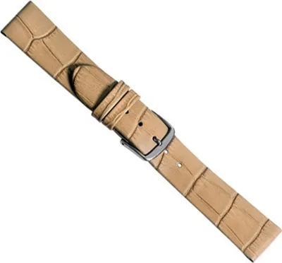 Produktbild von Louisiana Clip Ersatzband Uhrenarmband Kalbsleder Sand 20477S, Stegbreite:10mm