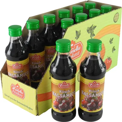 Produktbild von Kirsch Balsamico von Kunella Feinkost - 12er Pack (12 Flaschen à 100 ml)