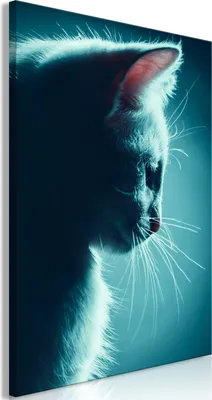 Produktbild von Vliesstoff Leinwandbild - Night Tramp (1 Part) Vertical 80x120 cm Tiere g-B-0135-b-a