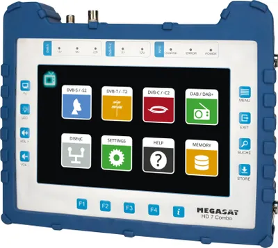 Zdjęcie produktu dla Megasat Satmeter HD 7 Combo - Antennensignal-Zähleinrichtung (2600020)