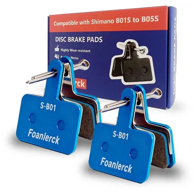 Image de Plaquettes de frein pour vélo, compatibles avec les modèles Shimano B01S, B03S et B05S - 2 paires