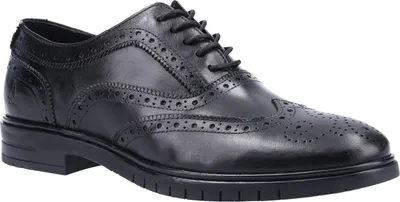 Immagine prodotto di Hush Puppies - Scarpe basse da uomo "Santiago", pelle FS7682 (45,5 EU) (Nero)