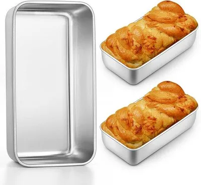 Produktbild von Backen-Set - Rechteckige Backformen aus Glas - 23,5 x 12,7 x 6,3 cm