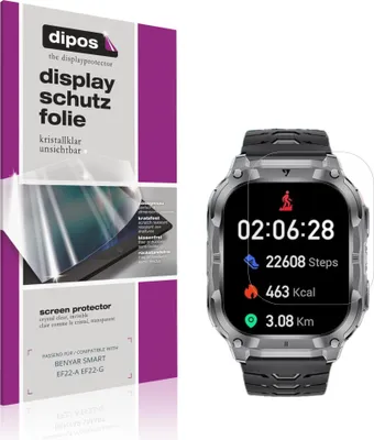 Produktbild von 6x Schutzfolie für BENYAR SMART EF22-A EF22-G klar Displayschutzfolie Folie Display Schutz dipos