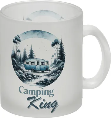 Produktbild von Camping King Wohnwagen Glas Tasse